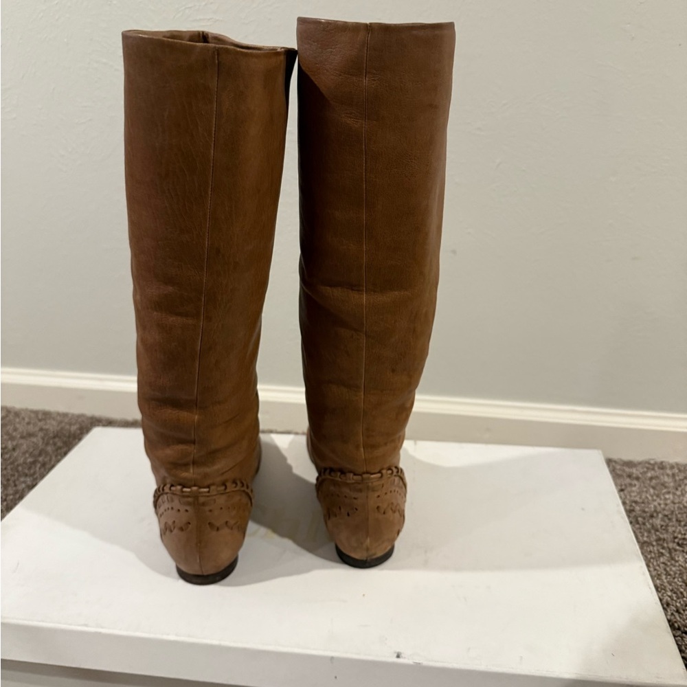 Chloe Leather Riding Boot - Picture 5 of 12